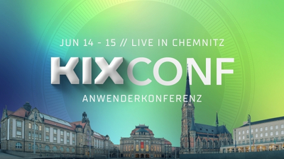 KIXCONF Anwenderkonferenz 2023 / 14.-15. Juni live in Chemnitz