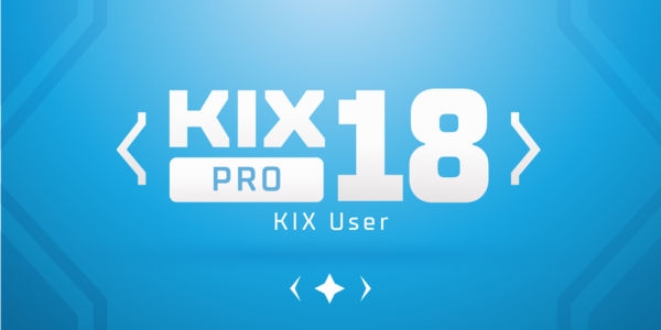blaues Icon KIX Pro18 User