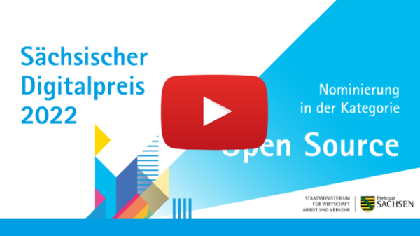 Logo Sächsischer Digitalpreis_YouTube-Pfeil für Video