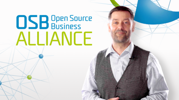 Logo OSB Alliance mit Rico Barth, Geschäftsführer cape IT
