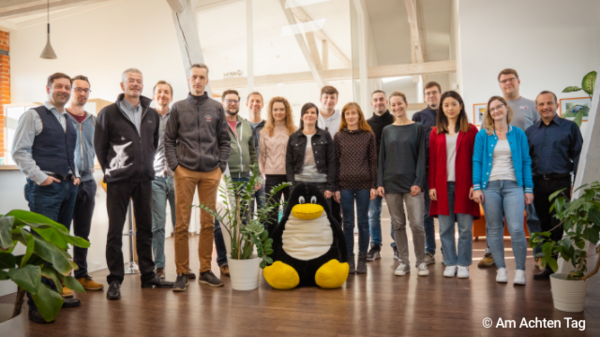 Gruppenfoto Team capeIT im Chemnitzer Büro