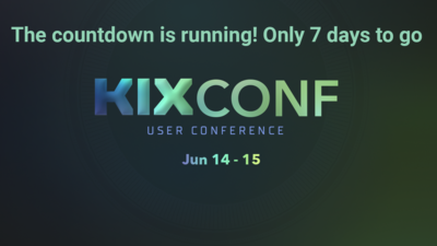 KIXCONF23 - 7 days to go