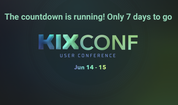 KIXCONF23 - 7 days to go